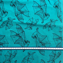 Load image into Gallery viewer, Mask - Black Bats on Teal
