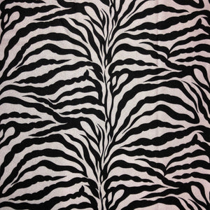 Mask - Black Zebra on White